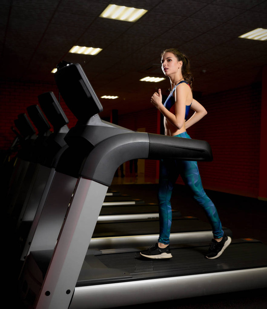 Young woman in fitness club - Foto, Imagem
