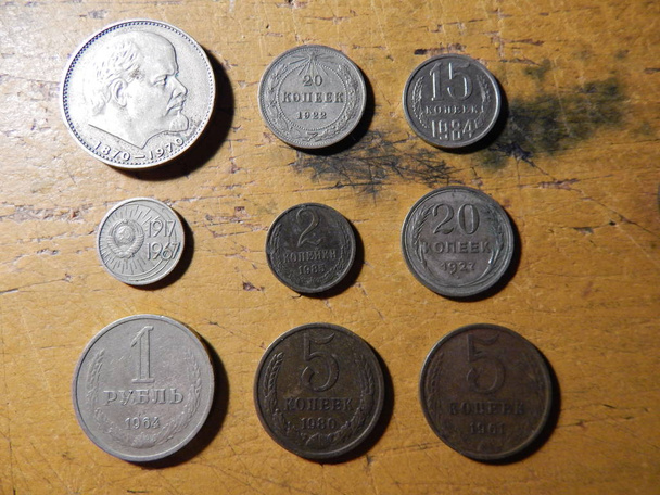 Νομίσματα που συλλέγει τη νομισματοκοπία - Φωτογραφία, εικόνα