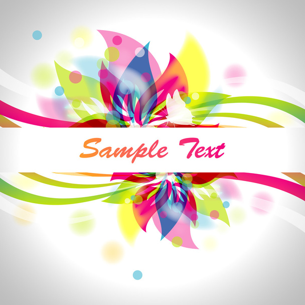 Floral background, vector - Vector, Image