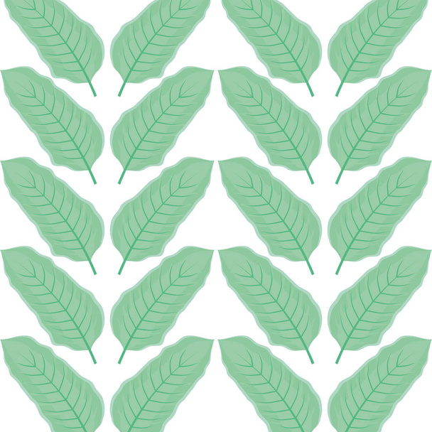 ecology leafs plants pattern - Vector, Image
