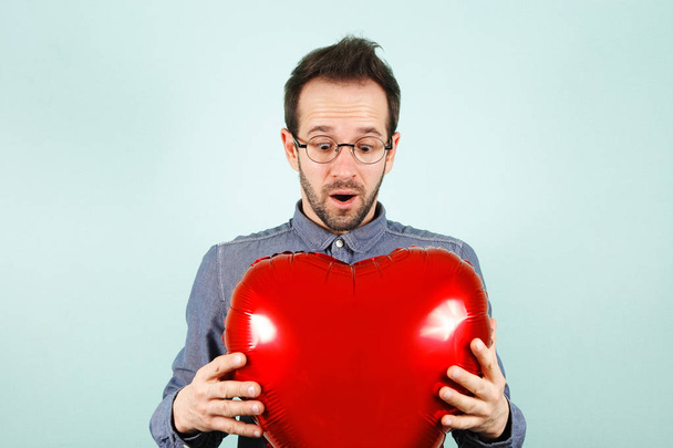 Muž se srdcem - Fotografie, Obrázek