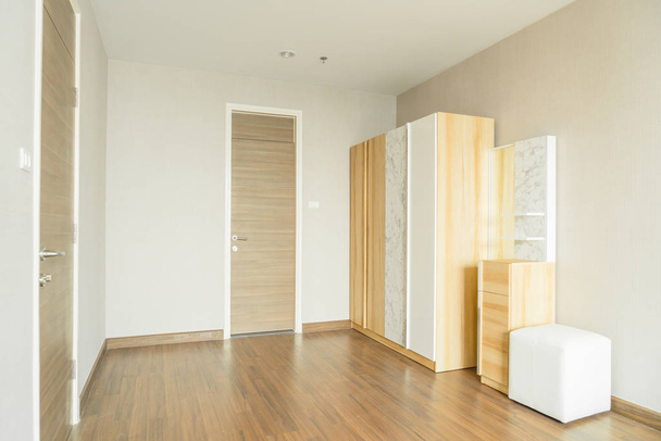 beautiful wooden wardrobe in a room - Foto, immagini