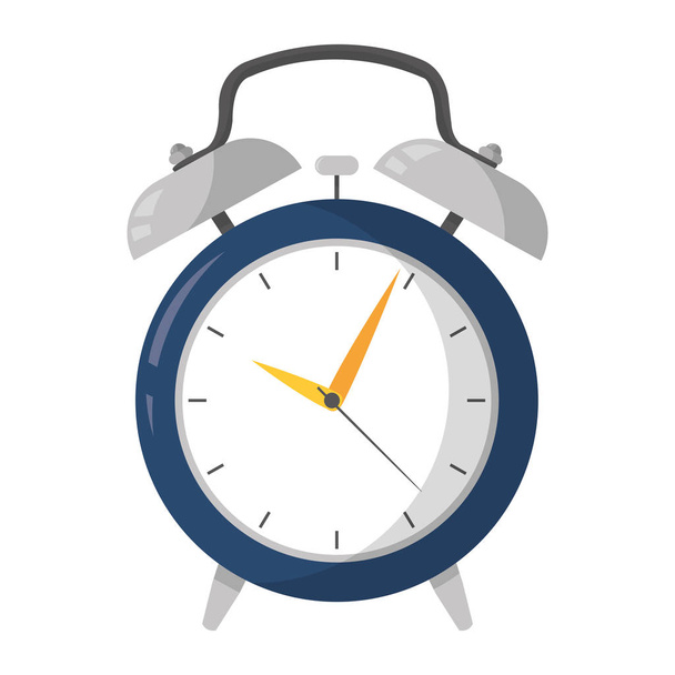 circle clock alarm object design vector illustration - Vector, Image