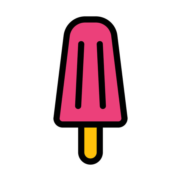 Ice Cream Bar, egyszerű ikon - Vektor, kép
