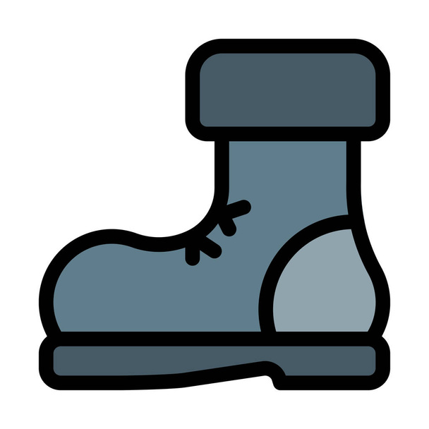Snow Waterproof Boot, vector illustration - Vector, Image