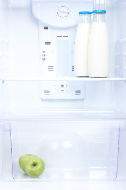 Open refrigerator with diet food - Foto, Imagem