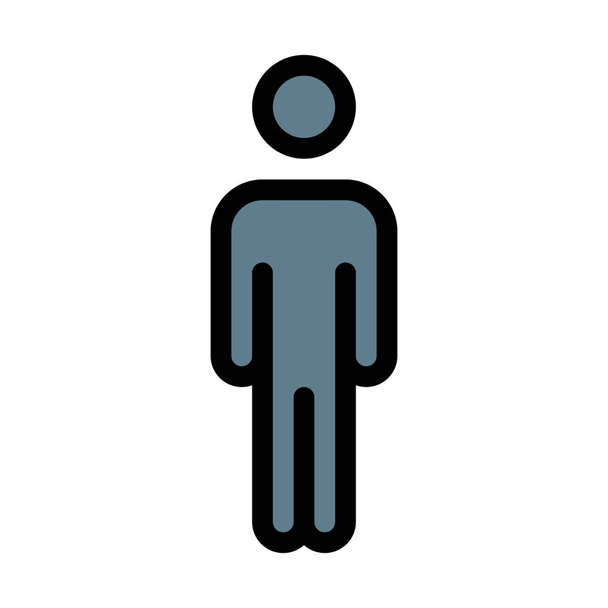 Man or Male Symbol - Vector, Image