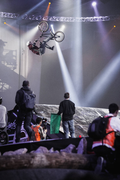 MOSCOW - 14 MARCH, 2015: Extreme sport competition show Proryv. - Fotoğraf, Görsel