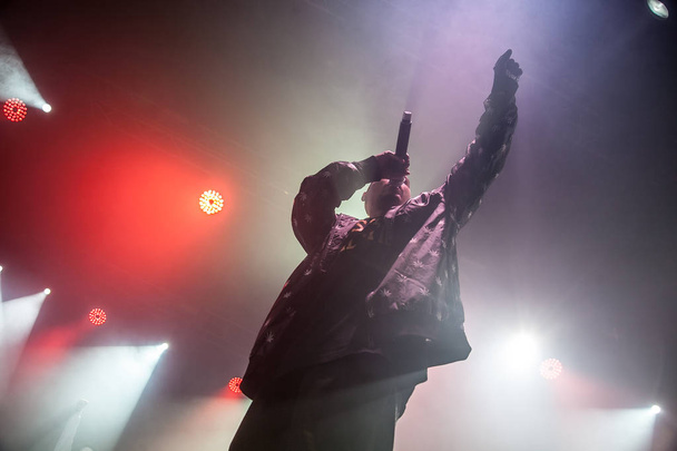 MOSCOW - FEBRUARY, 20: Dope D.O.D performing at Ray Just Arena nightclub in Moscow, Russia on 20 February 2015 - Fotó, kép
