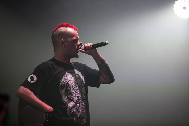 MOSCOW - FEBRUARY, 20: Dope D.O.D performing at Ray Just Arena nightclub in Moscow, Russia on 20 February 2015 - Foto, Imagen