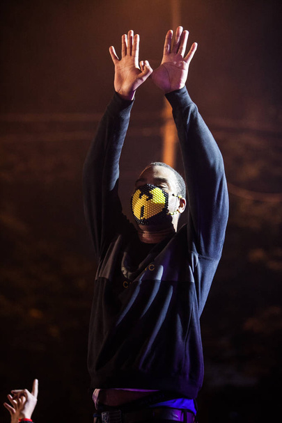 MOSCOW, RUSSIA - 5 SEPTEMBER, 2015: Clifford Smith known as Method Man from Wu-Tang Clan performing live at Street Fire Festival - Fotó, kép