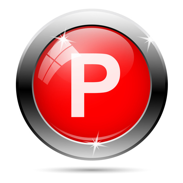 Ikona parkování - Vektor, obrázek