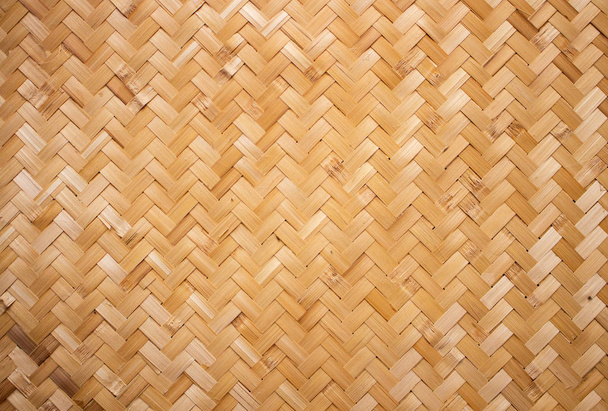  Textura de ratán, detalle artesanal tejido de bambú textura fondo
. - Foto, imagen