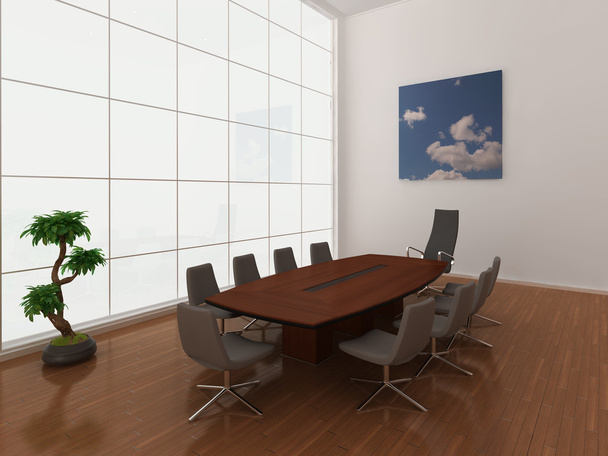 Large, modern boardroom - Photo, Image