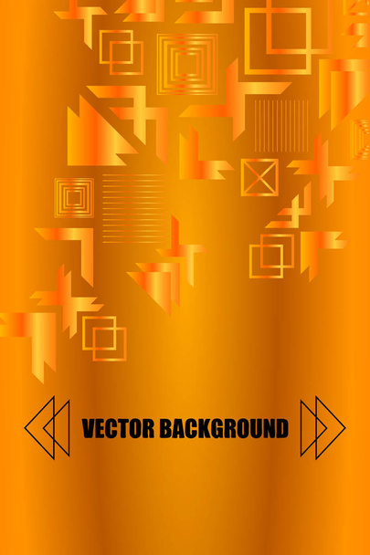 Bright abstract gradient vector business background, business brochure cover design - Vektor, Bild