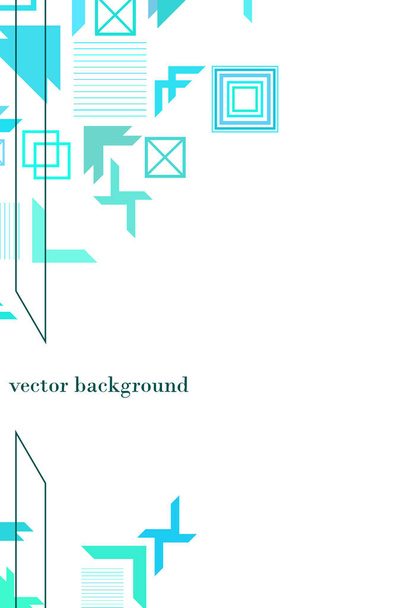 Vektor moderního abstraktního geometrického pozadí, design prospektu - Vektor, obrázek