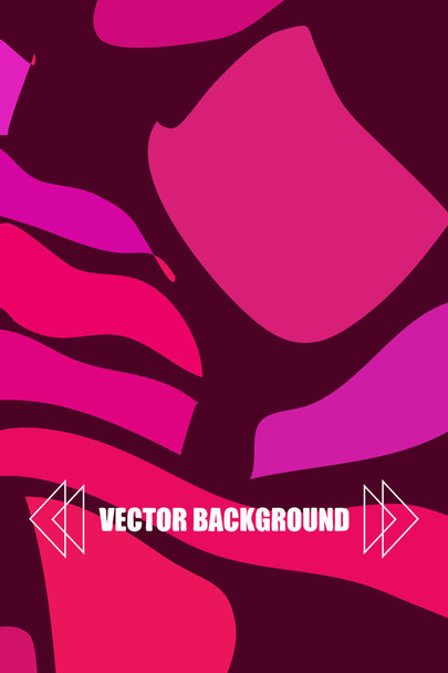 Bright abstract color background. Vector illustration of business. - Vetor, Imagem