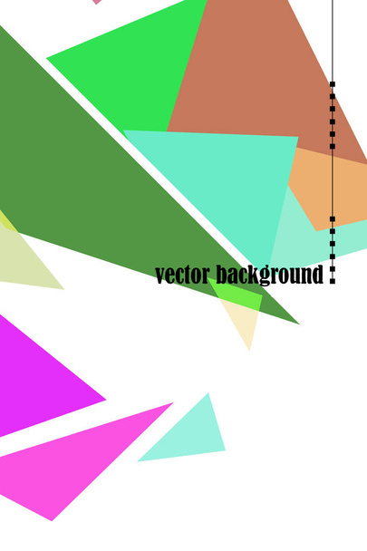 Abstract colored geometric background with polygons, vector, crystal banners, posters. - Vettoriali, immagini