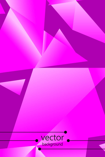 Polygonal abstract illustration. Crystal banners, posters, geometric backgrounds. - ベクター画像