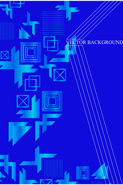 Bright abstract gradient vector business background, business brochure cover design - Вектор,изображение