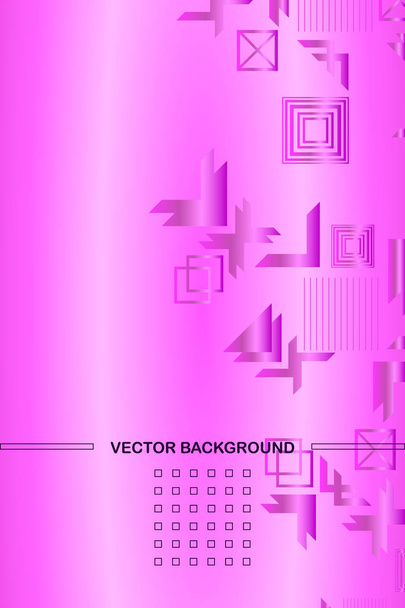 Bright abstract gradient vector business background, business brochure cover design - Вектор, зображення