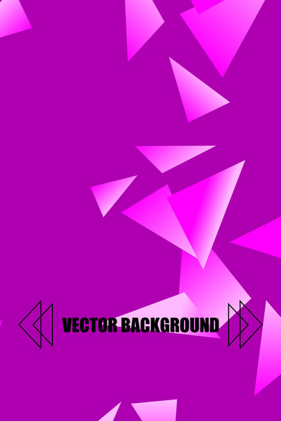 Polygonal abstract illustration. Crystal banners, posters, geometric backgrounds. - Vecteur, image