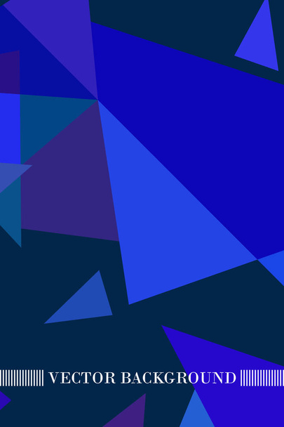 Abstraktní barevné geometrické pozadí s mnohoúhelníky, vektor, crystal bannery, plakáty. - Vektor, obrázek