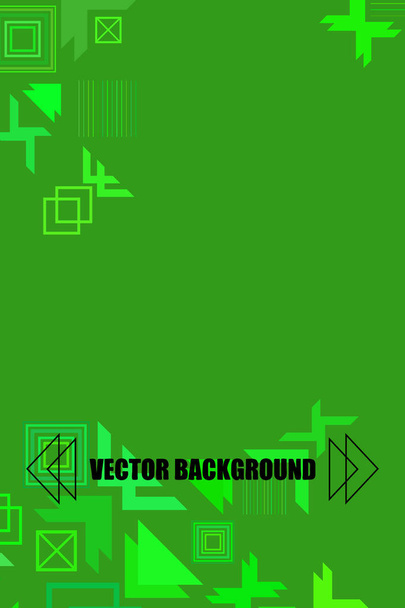 Vector of modern abstract geometric background, brochure cover design - Vektori, kuva