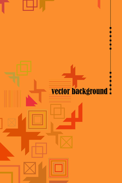 Vektor des modernen abstrakten geometrischen Hintergrunds, Broschüren-Cover-Design - Vektor, Bild