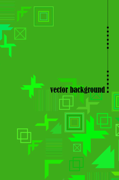 Vector of modern abstract geometric background, brochure cover design - Vektor, obrázek