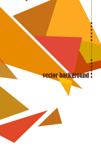 Abstract colored geometric background with polygons, vector, crystal banners, posters. - Διάνυσμα, εικόνα