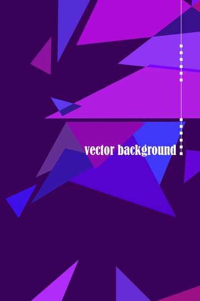 Abstract colored geometric background with polygons, vector, crystal banners, posters. - Вектор,изображение