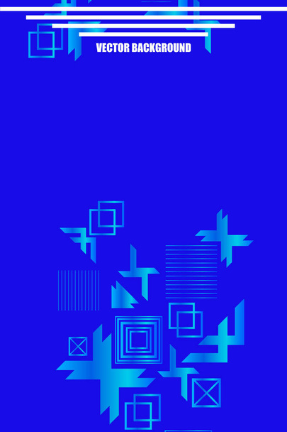 Bright abstract gradient vector business background, business brochure cover design - Vektori, kuva