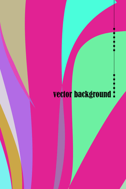 Vector of modern abstract geometric background, brochure cover design - Vetor, Imagem