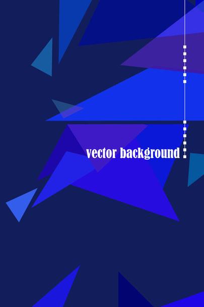 Abstract colored geometric background with polygons, vector, crystal banners, posters. - Vektor, obrázek