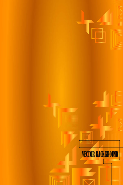 Bright abstract gradient vector business background, business brochure cover design - Вектор,изображение