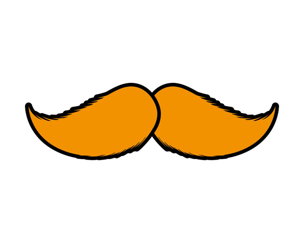 mustache style hipster accessory - Vector, Image