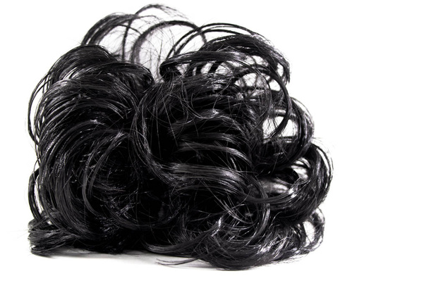 аксессуары для волос лента, чтобы сделать волосы булочку изолированы на белом фоне
 - Фото, изображение
