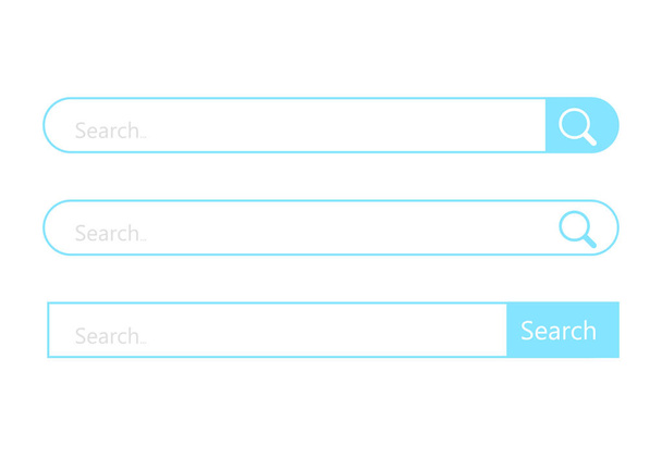 Search bar vector template. Internet searching illustration.  - Vektori, kuva