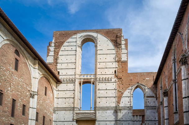Piazza Jacopo of Quercia, Siena touristic center - Photo, Image