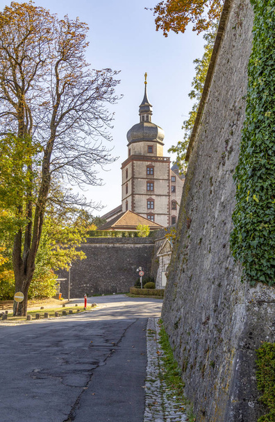 idyllische Landschaft rund um die Festung Marienberg bei Würzburg in Franken - Foto, Bild