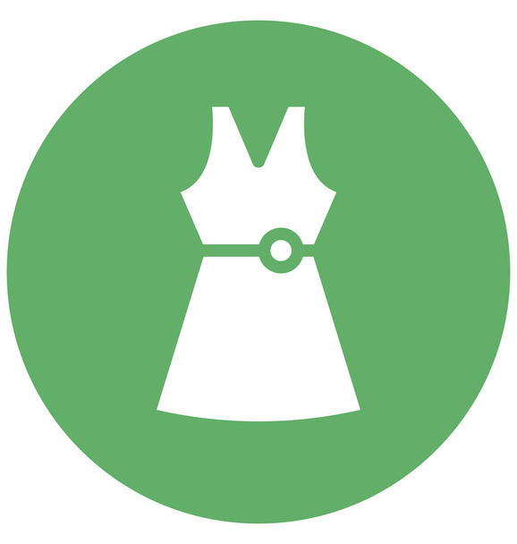 A-line lady shirt Isolated Vector Icon that can be easily modified or edit - Vector, Imagen