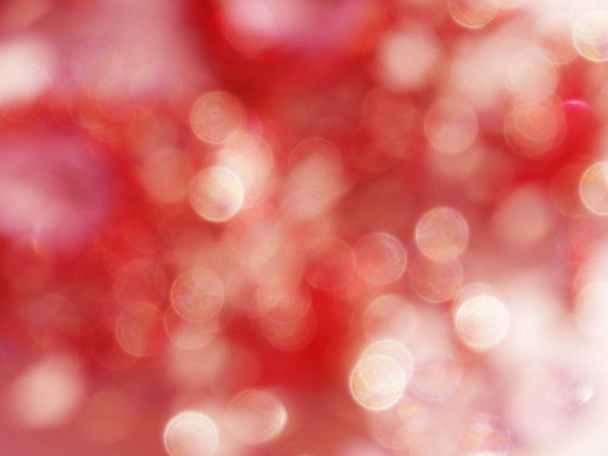 abstrait fond rouge flou Noël lumière guirlande bokeh
 - Photo, image
