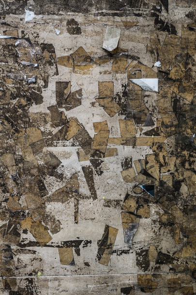 Grunge mur avec des pièces en papier
 - Photo, image