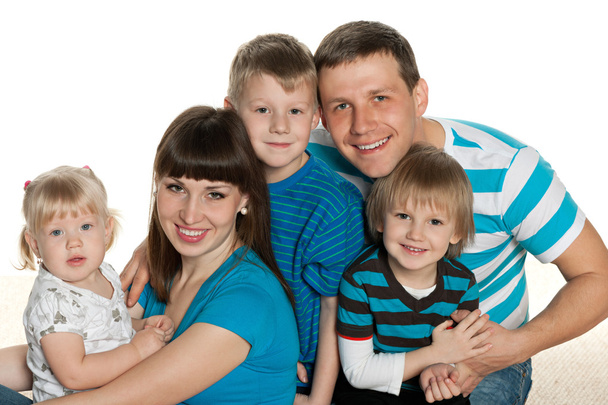 Portrait of a happy family - Foto, Imagem