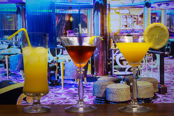 Cocktails in a bar - Photo, Image