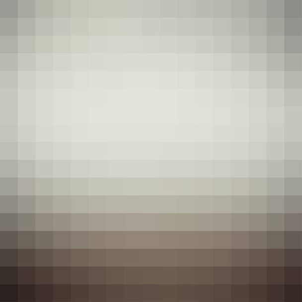 Vektor abstrakt glatte Mosaikfliese neutral braun Hintergrund, quadratisches Format. - Vektor, Bild
