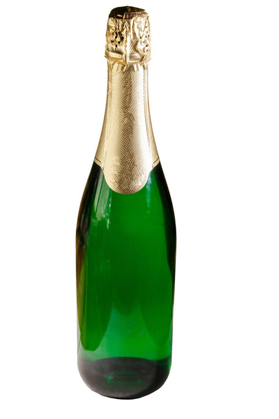пляшка шампанського ізольована на білому тлі
 - Фото, зображення