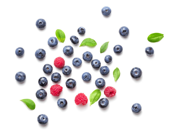 blueberry fruits isolated  - Foto, Imagem