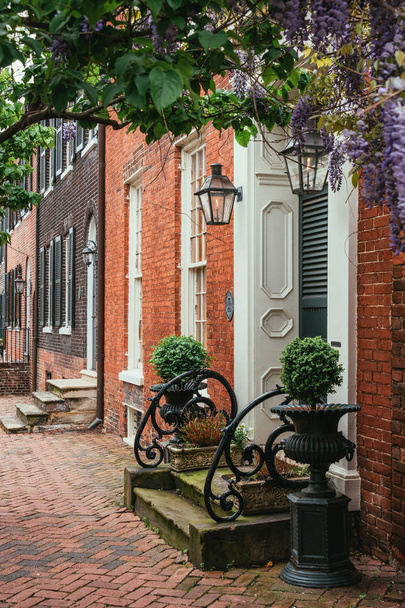 Row houses in Old Town, Alexandria, Virginia - Fotografie, Obrázek